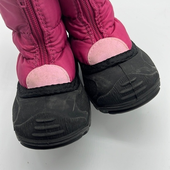 Kamik Baby Pink Insulated Winter Snow Boots Size 6 - Picture 3 of 11
